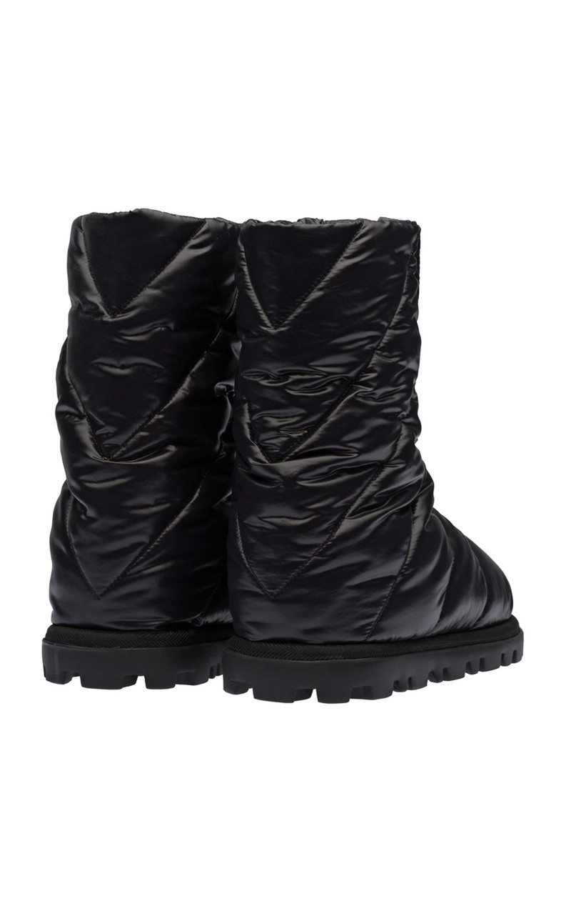 Puffy Nylon Boots black 4