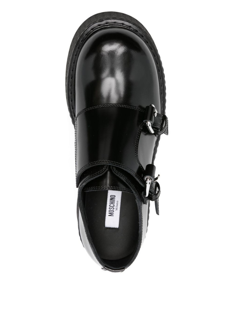 double-buckle platform shoes 4