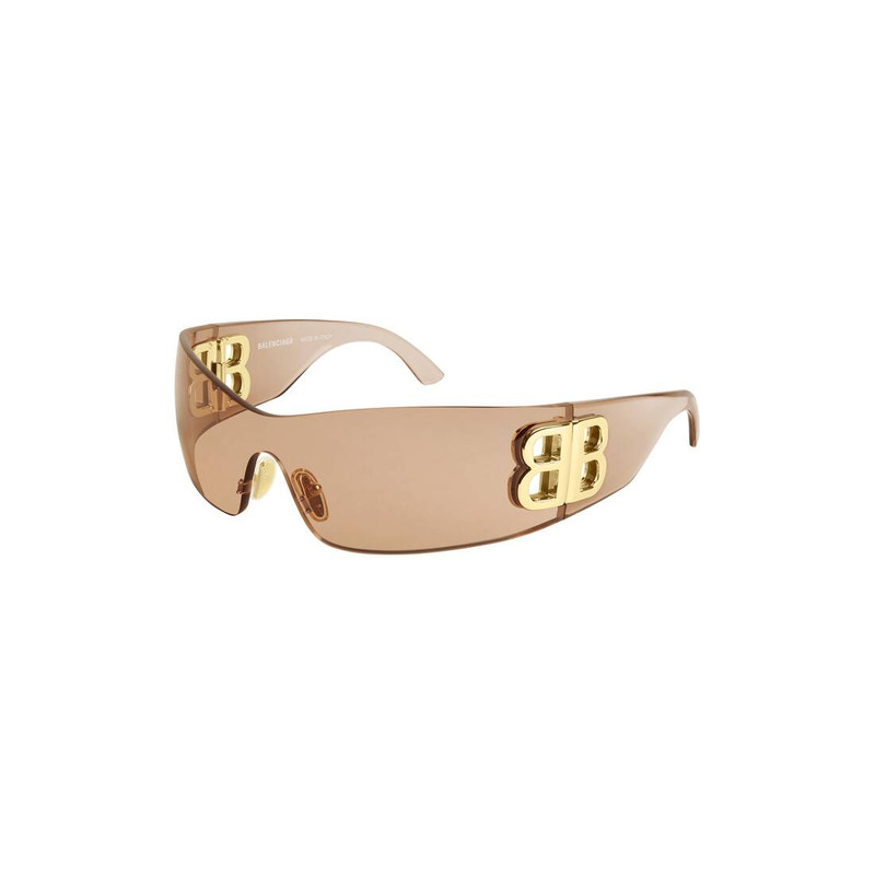 Bossy Mask Sunglasses in Light Brown 3