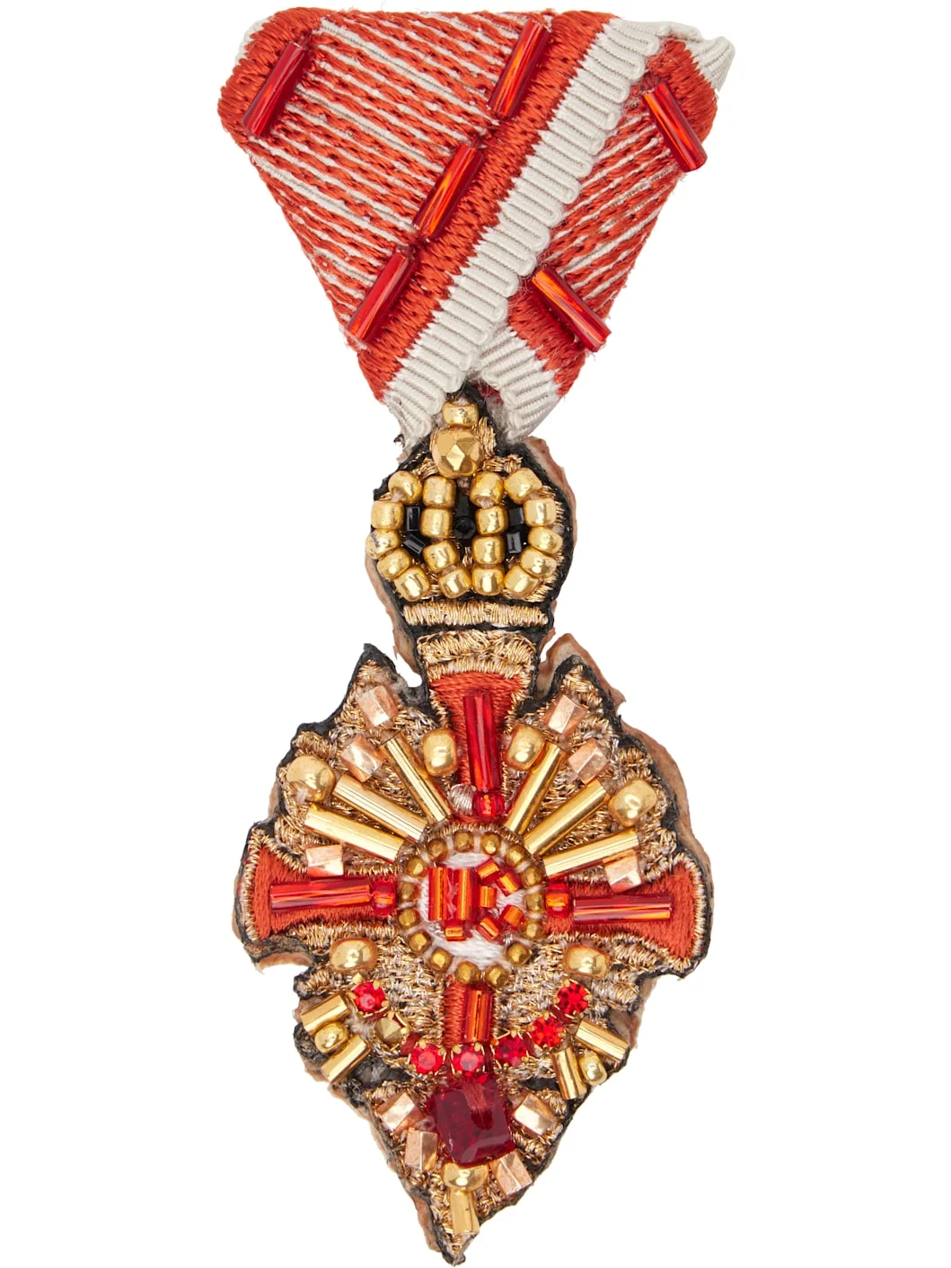 Red UC2E1X03 Crown Brooch - 1