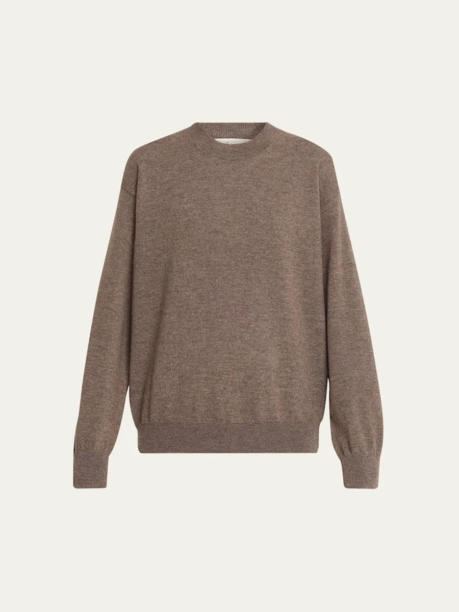 Crewneck Cashmere-Wool Sweater - 1