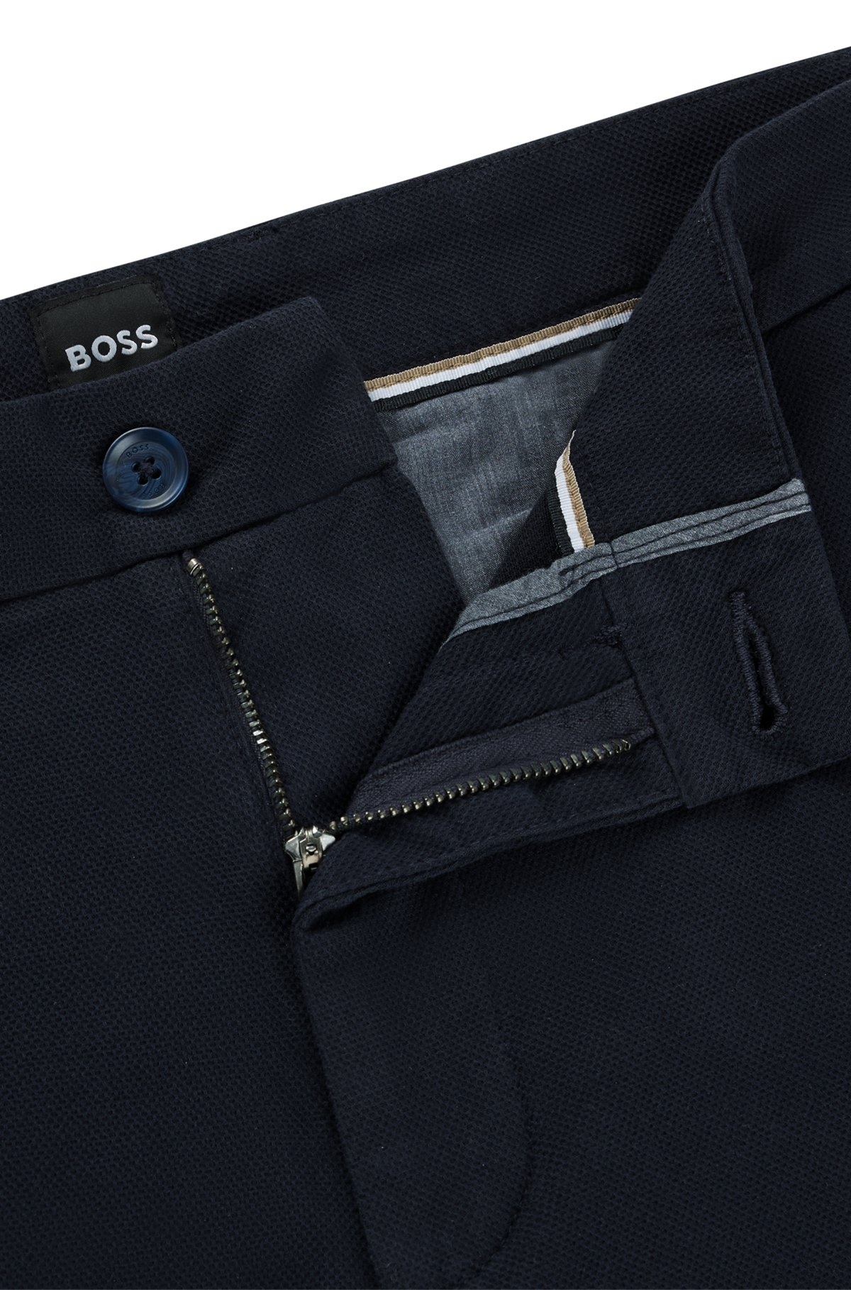 REGULAR-FIT REGULAR-RISE SHORTS IN STRETCH COTTON - 6