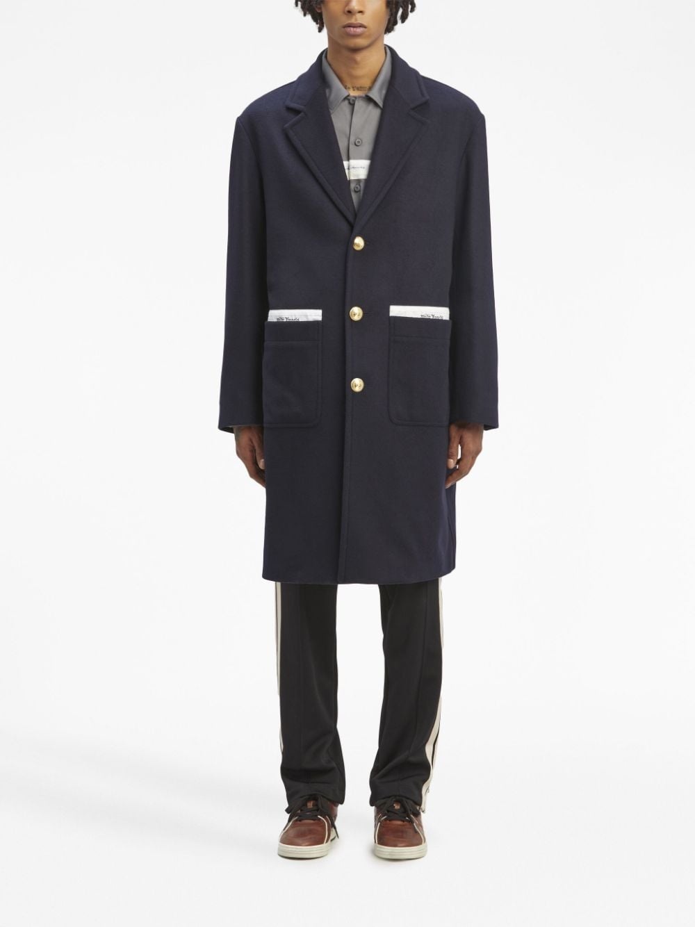 Sartorial Tape button-up coat - 3