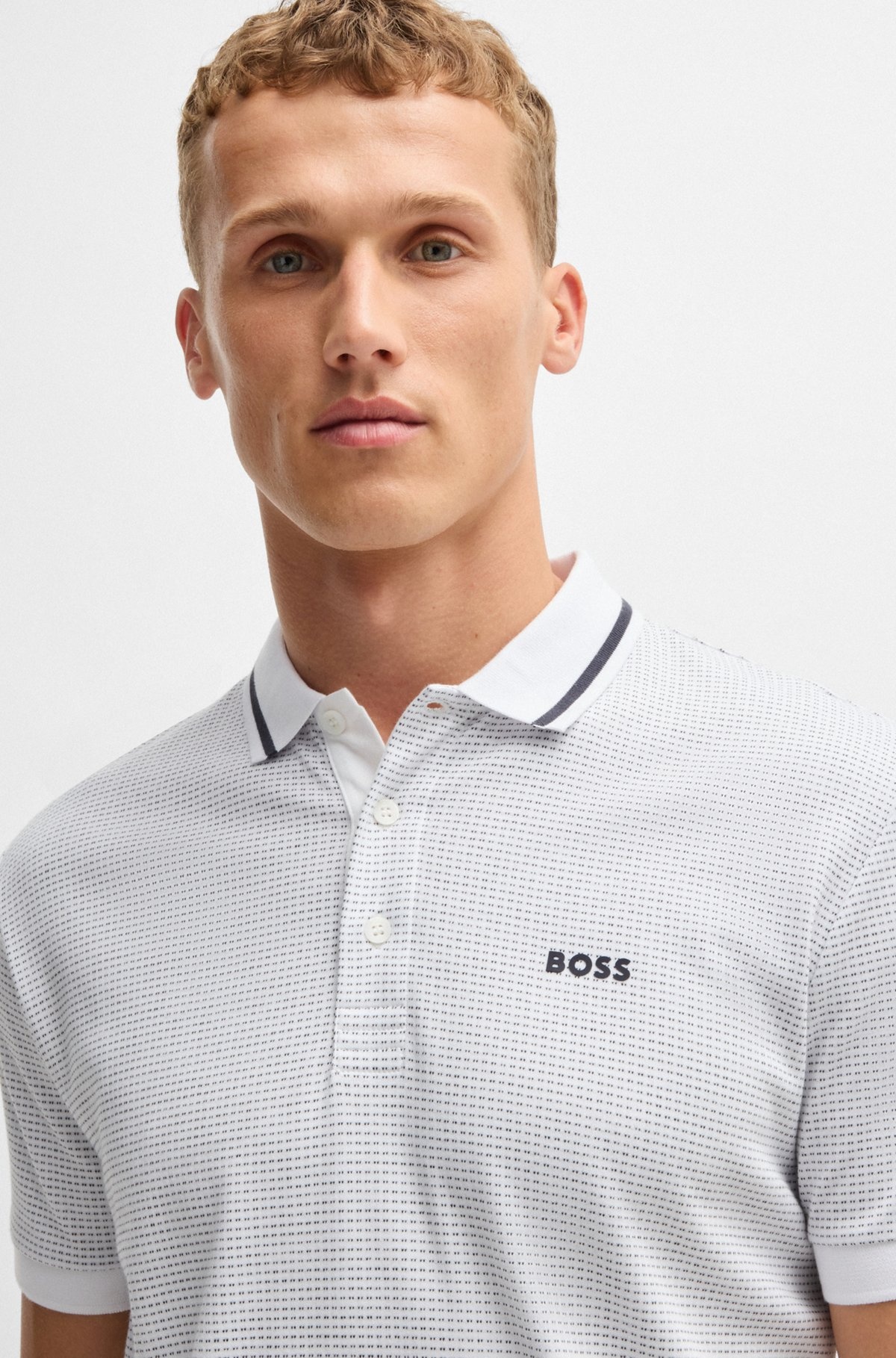 PADDY POLO SHIRT IN COTTON JACQUARD - 3