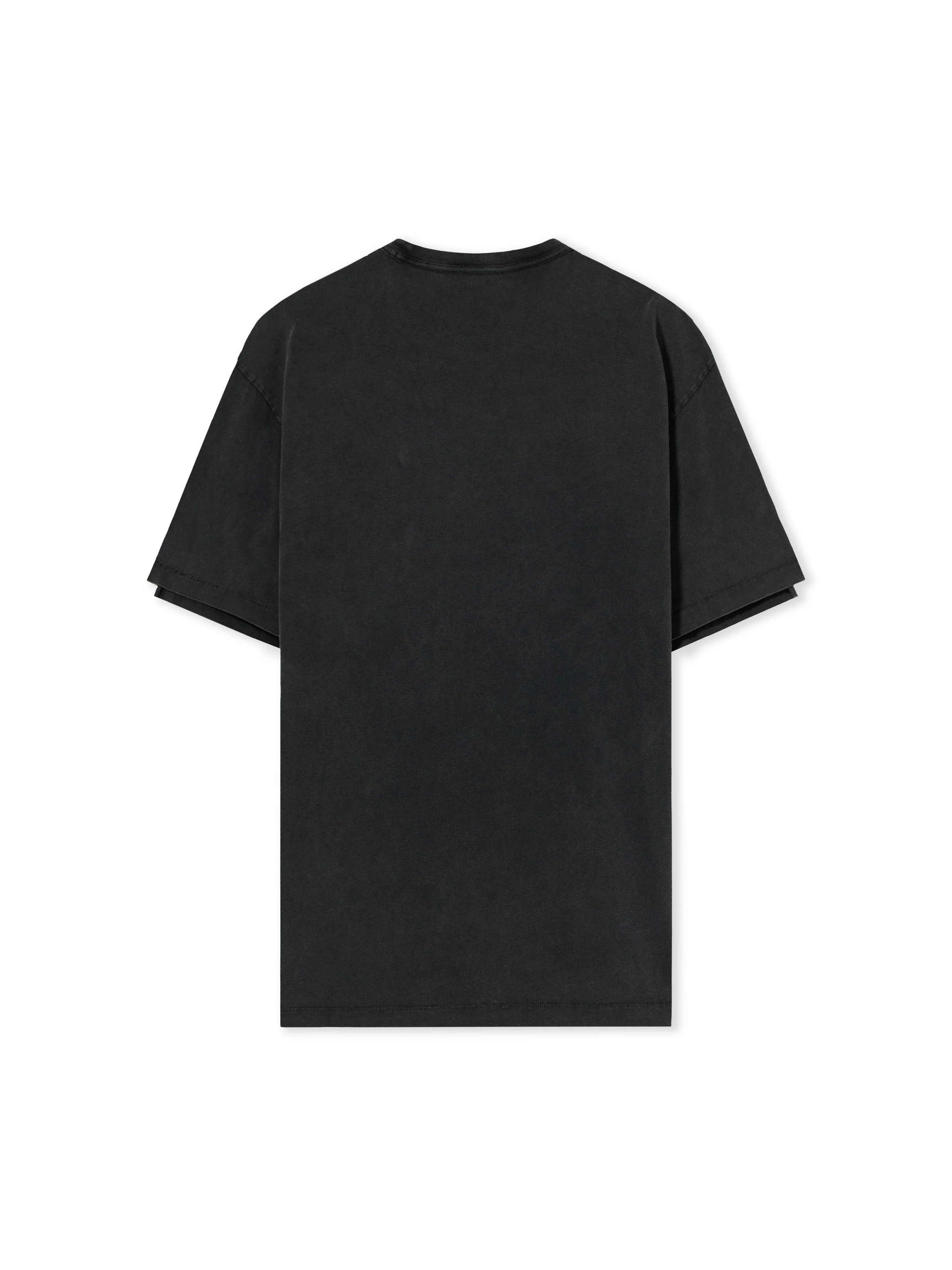 Off Stamp Overlap Regular Short Sleeve T-Shirt - 1