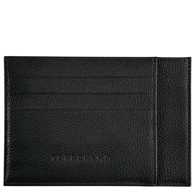 Le Foulonné Card holder Black - Leather 1