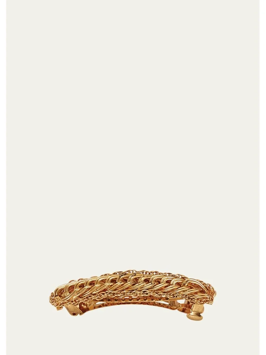 Nova Curb Chain Barrette - 1