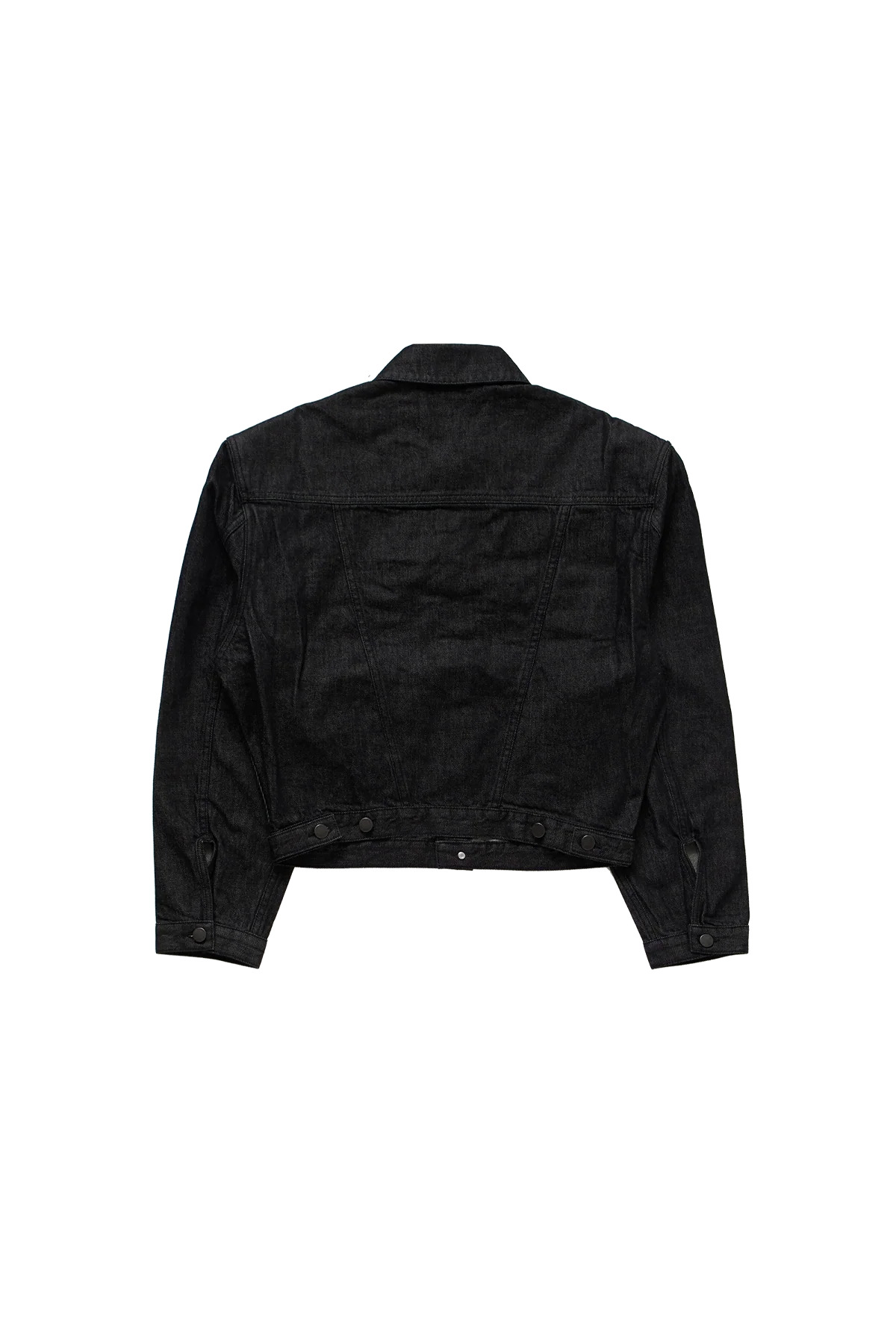 Entire Studios Shrunken Denim Jacket Raw Black - 2