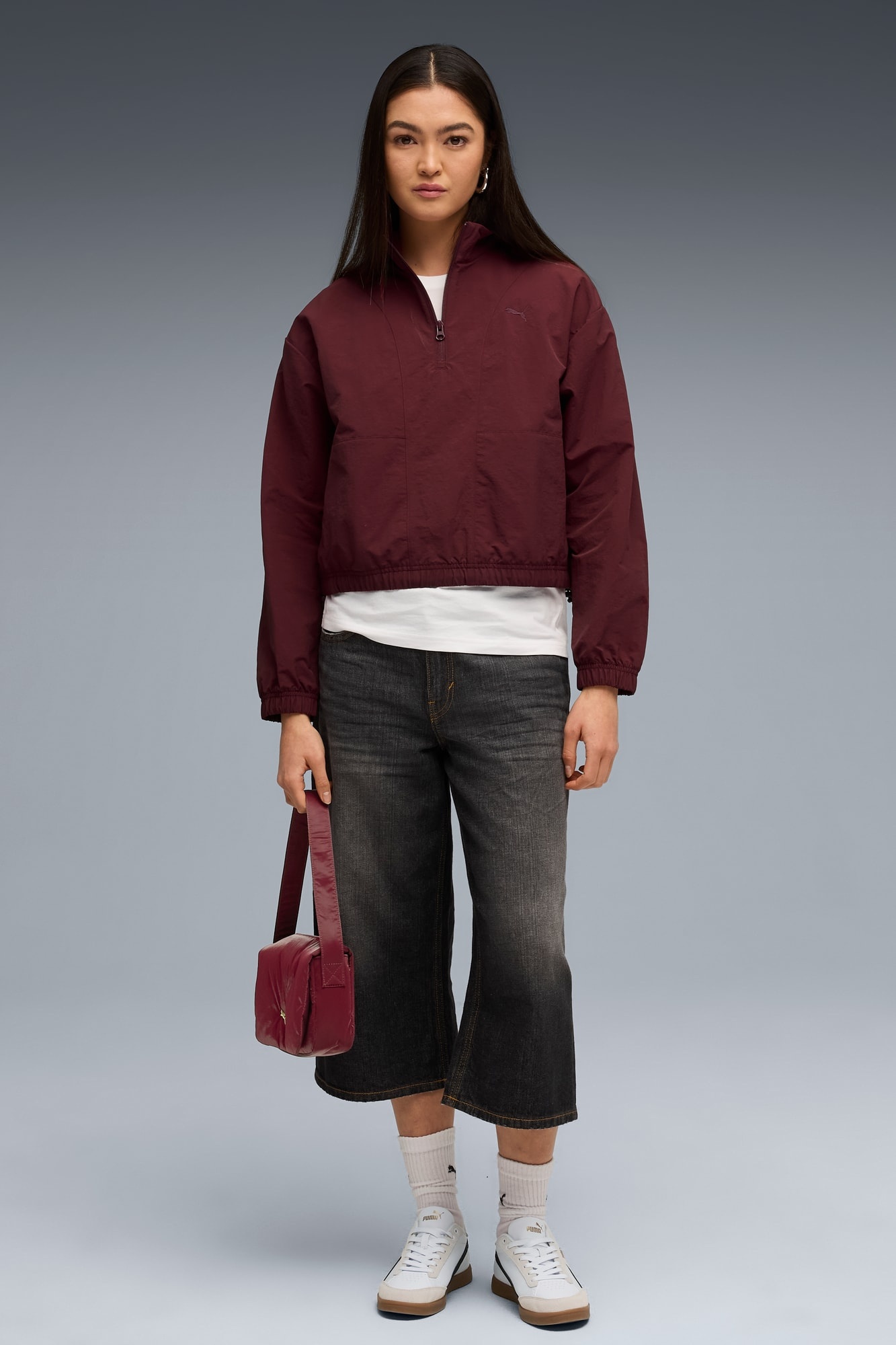 HER Relaxed Half-Zip Crew Women - 5
