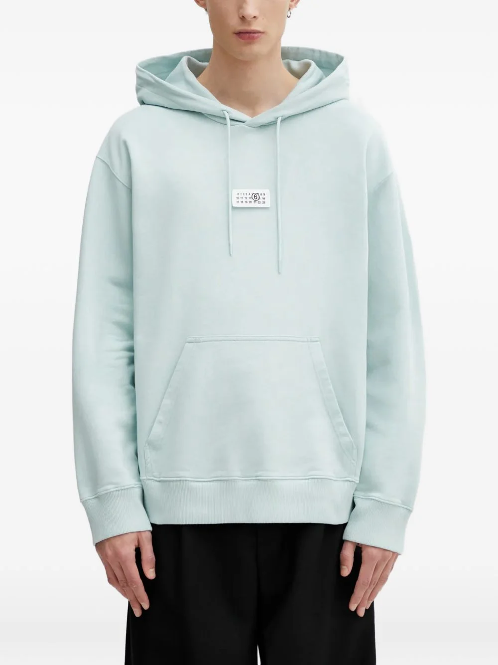 logo-patch hoodie - 1