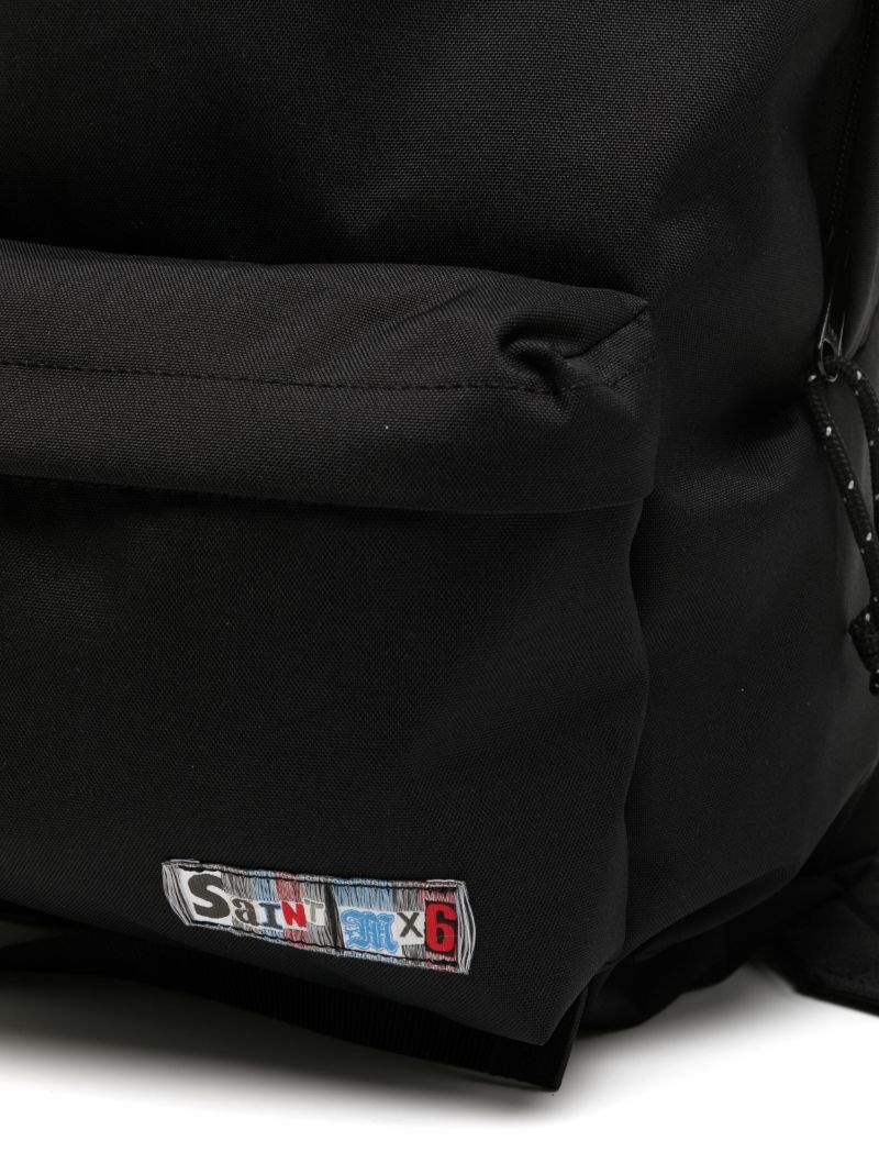 logo-patch backpack - 4