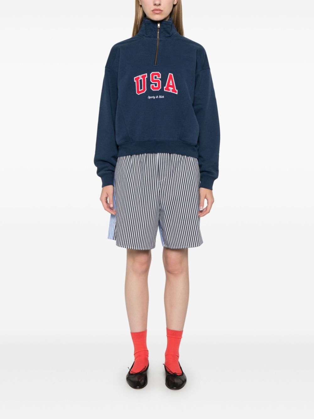 embroidered-motif sweatshirt - 2