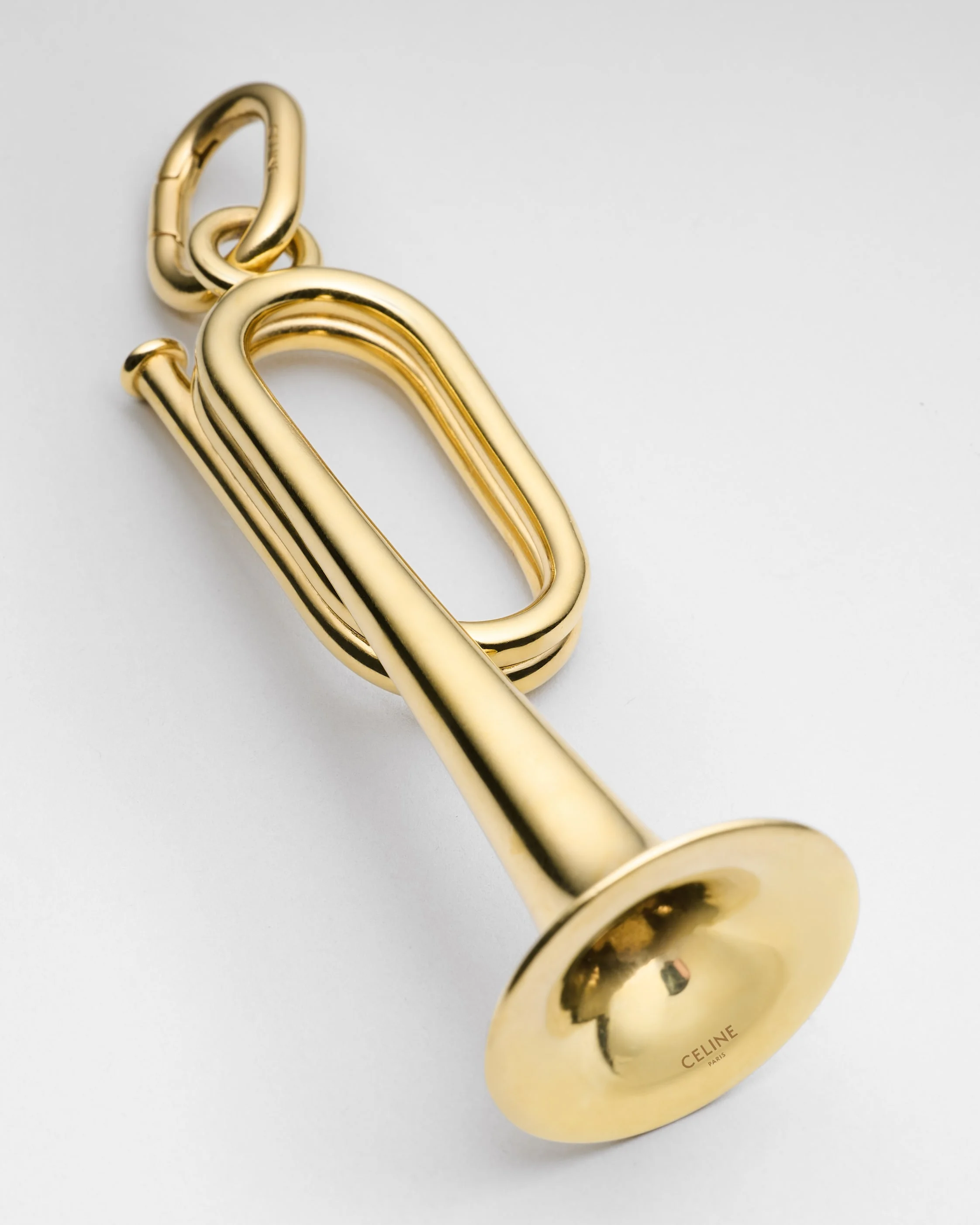 CHARMS TRUMPET IN BRASS WITH GOLD FINISH - 1