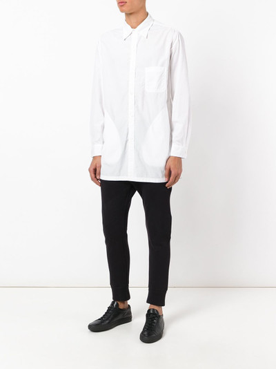 Yohji Yamamoto long-sleeved cotton shirt outlook