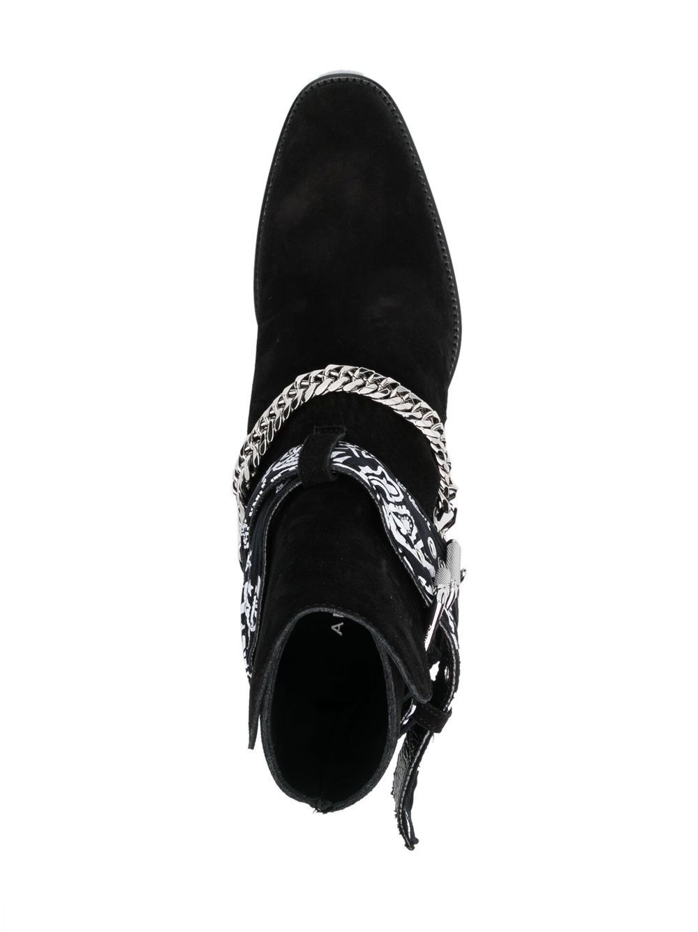 buckle-detail 40mm suede boots - 4