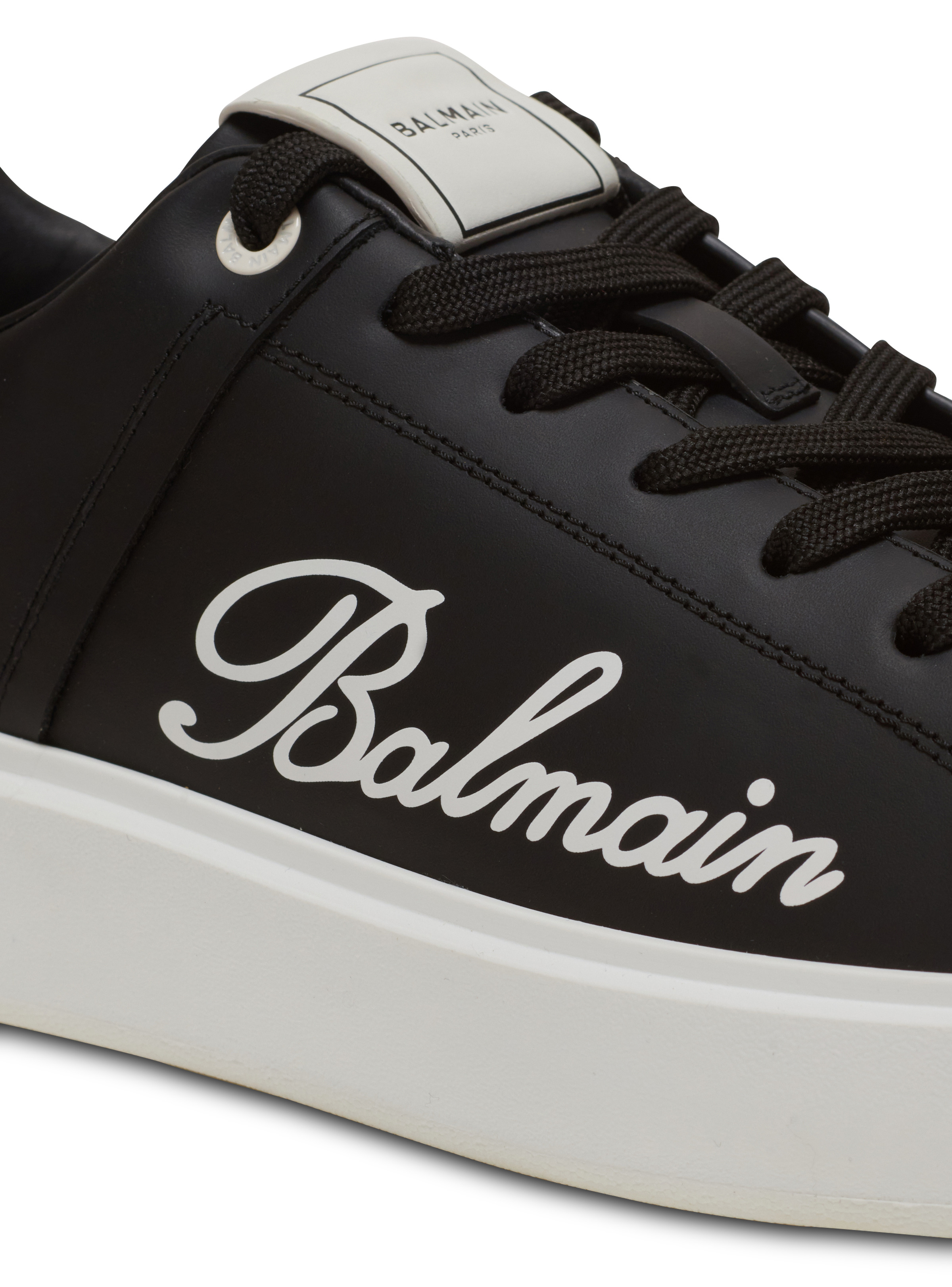 B-Court Balmain Signature calfskin sneakers - 7