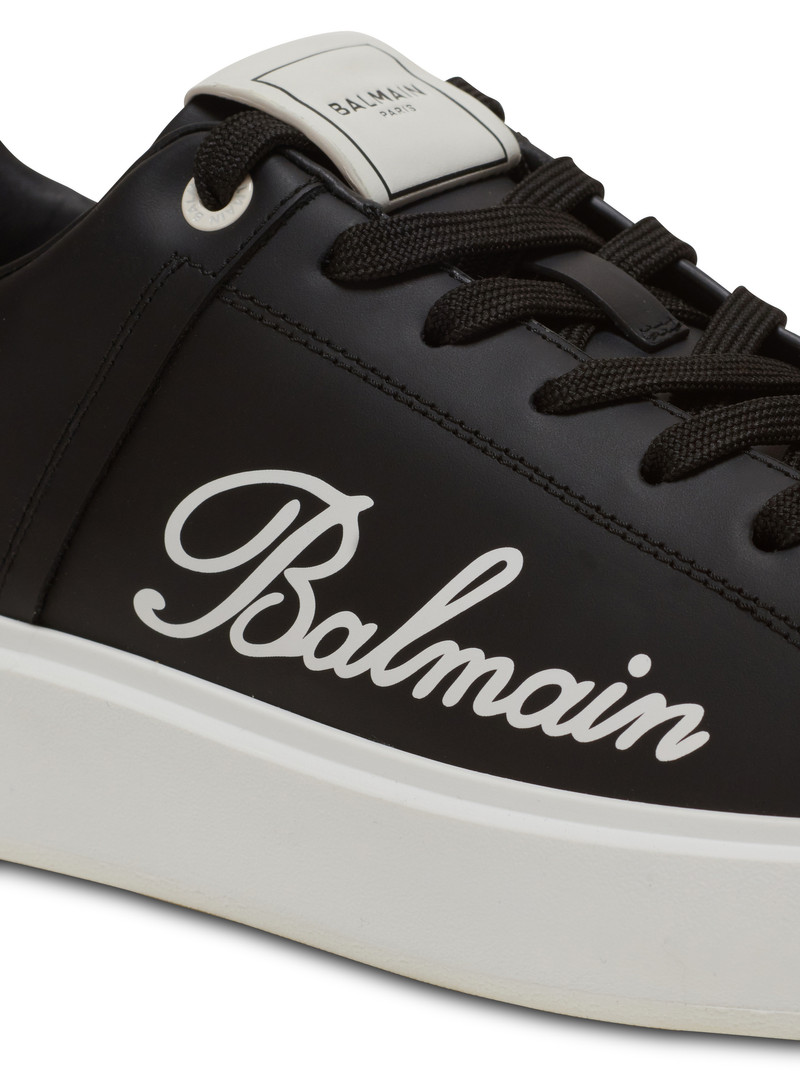 B-Court Balmain Signature calfskin sneakers 7