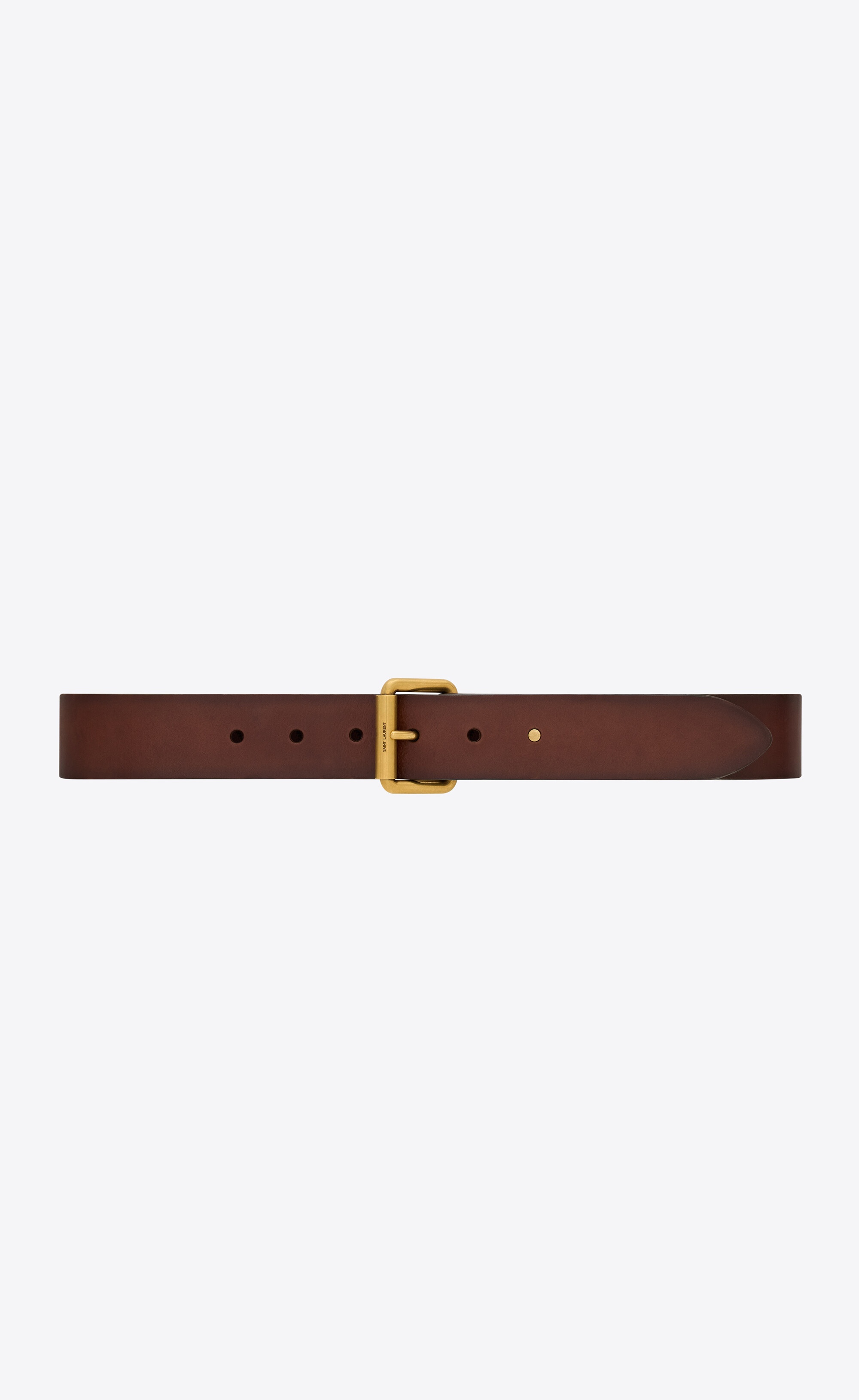 motorcycle belt in leather - 1