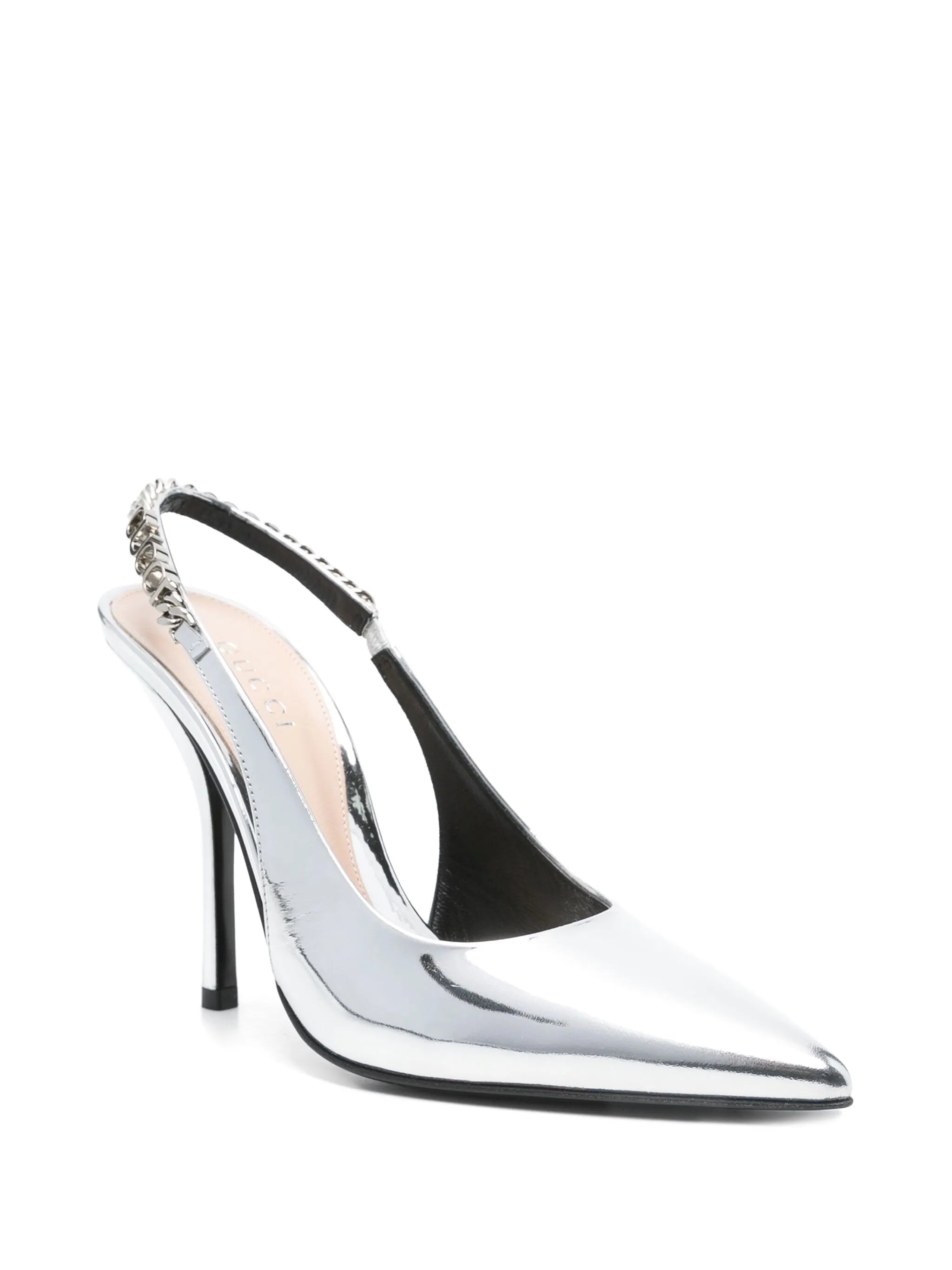 110mm Leather Pumps - 4