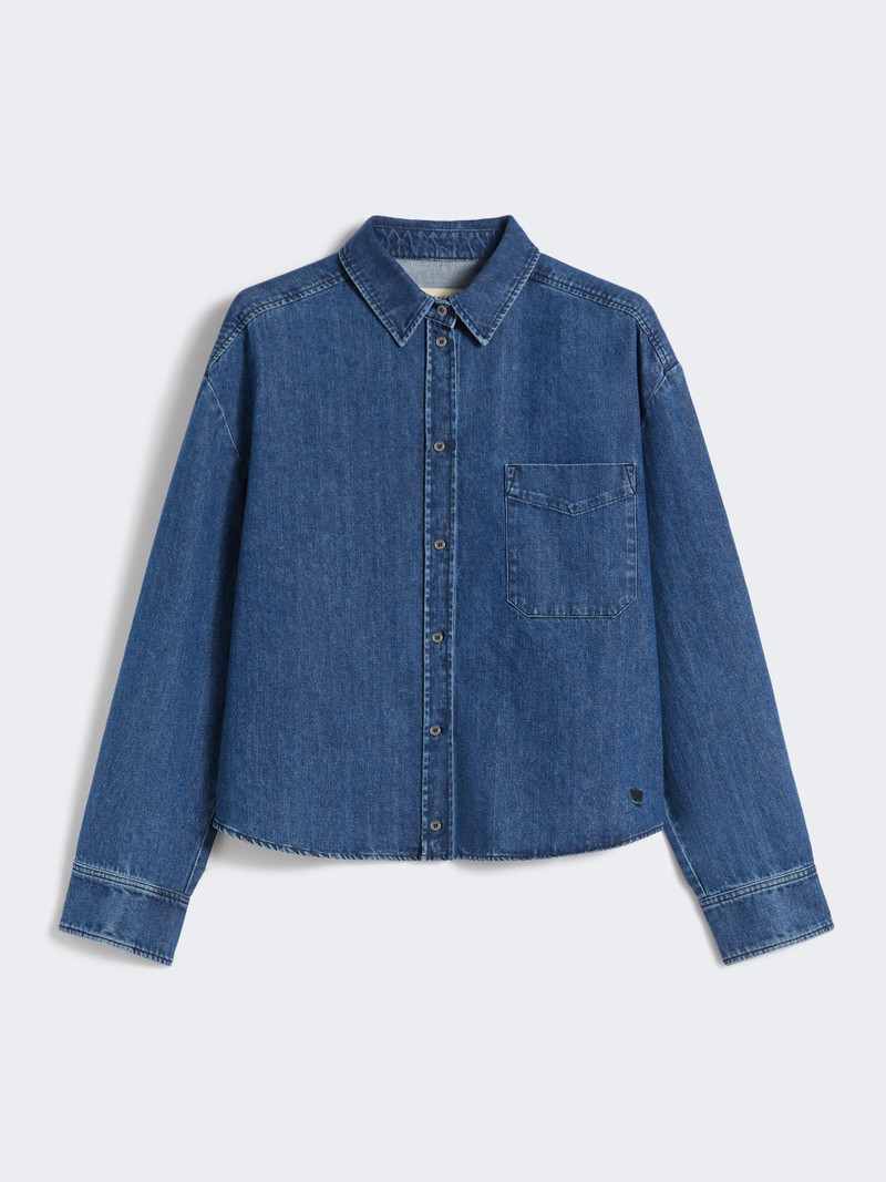 OBBIA Boxy denim shirt 1