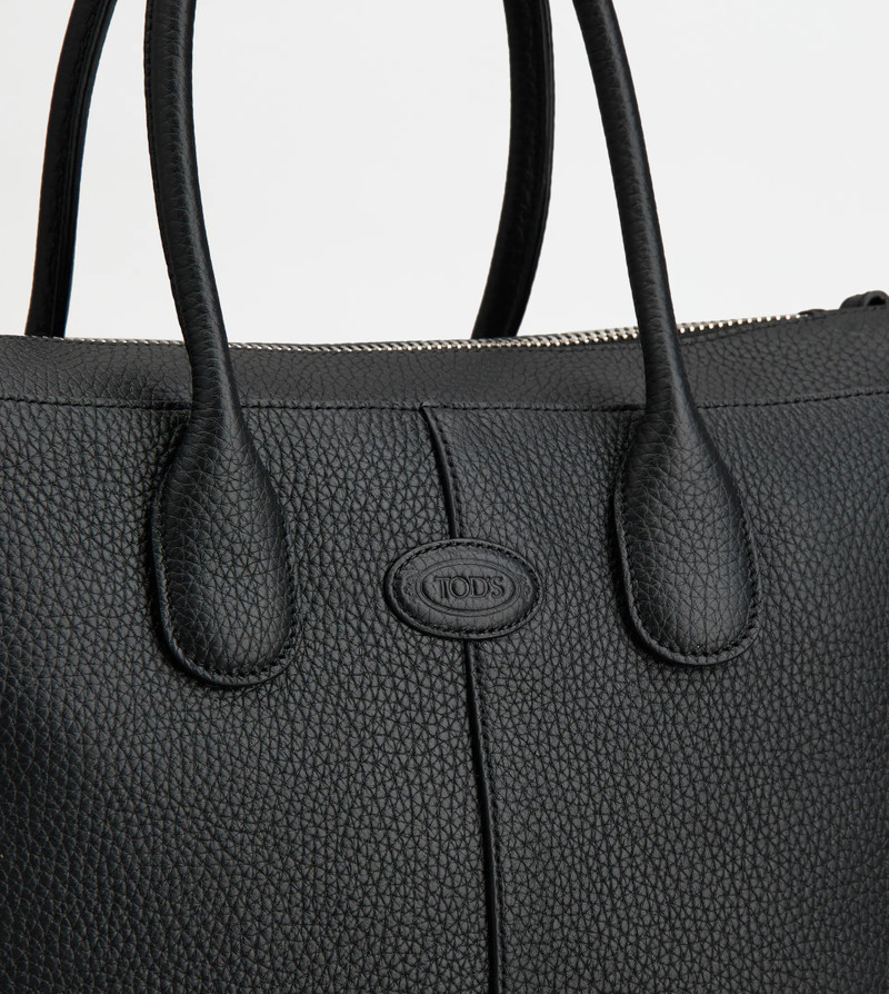TOD'S DI BAG IN LEATHER MEDIUM - BLACK 5