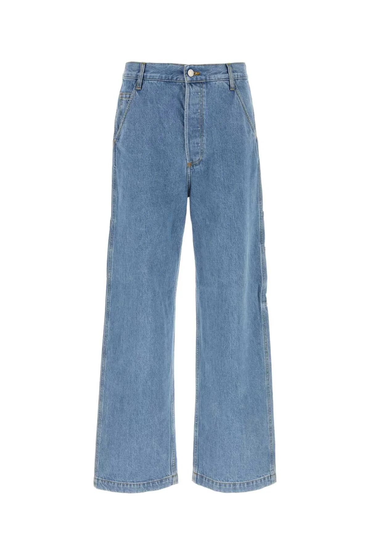 Dries Van Noten Men Denim Pickerby Wide-Leg Jeans - 1