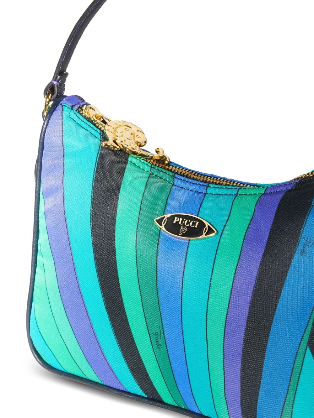 Yummy striped shoulder bag - 4
