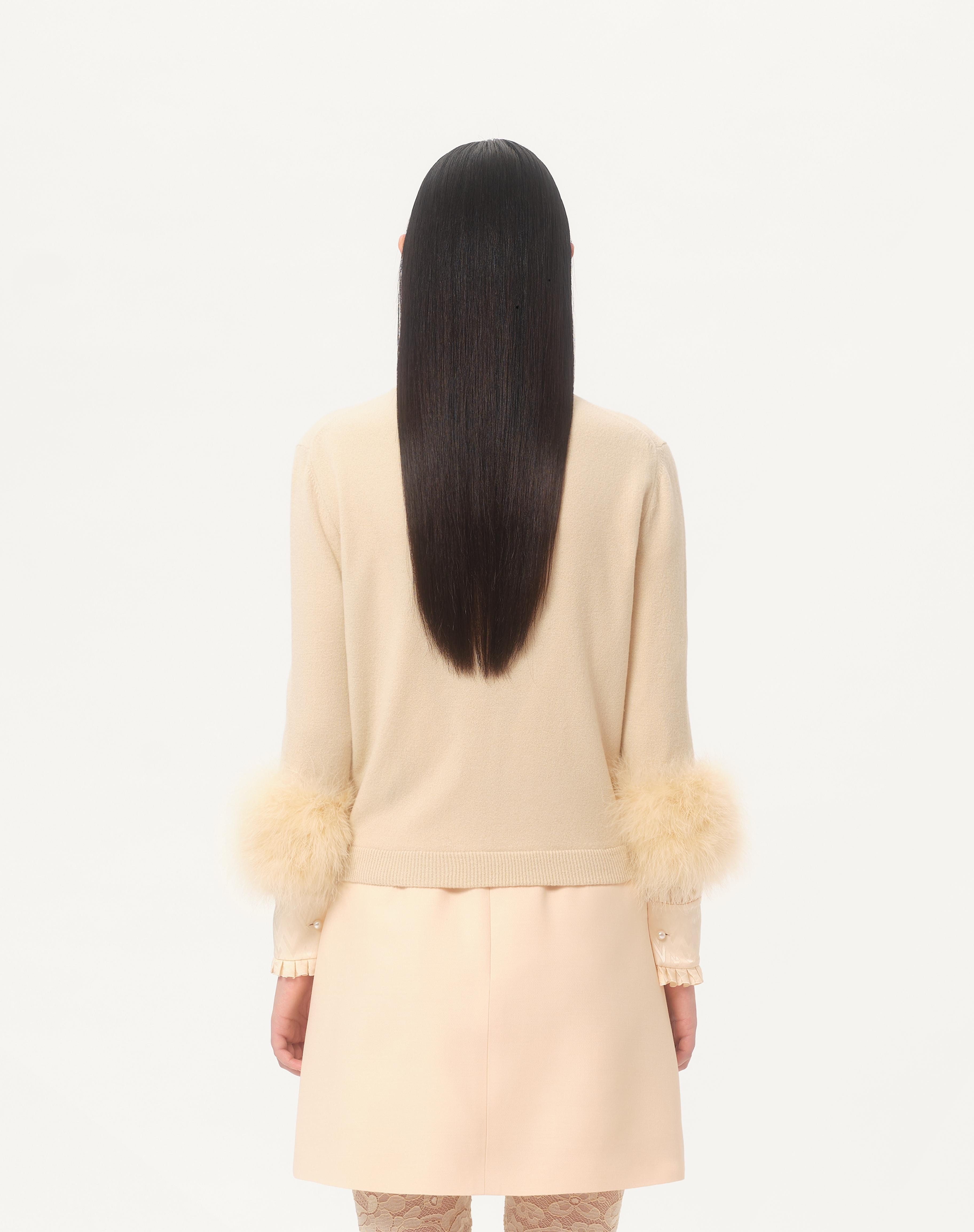 CARDIGAN WITH FEATHERS - 6