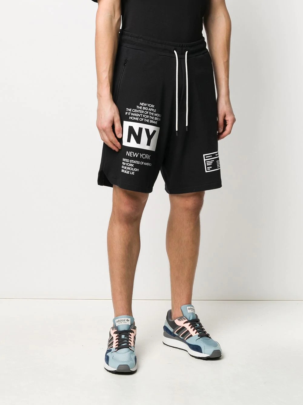 New York multi-print shorts - 3