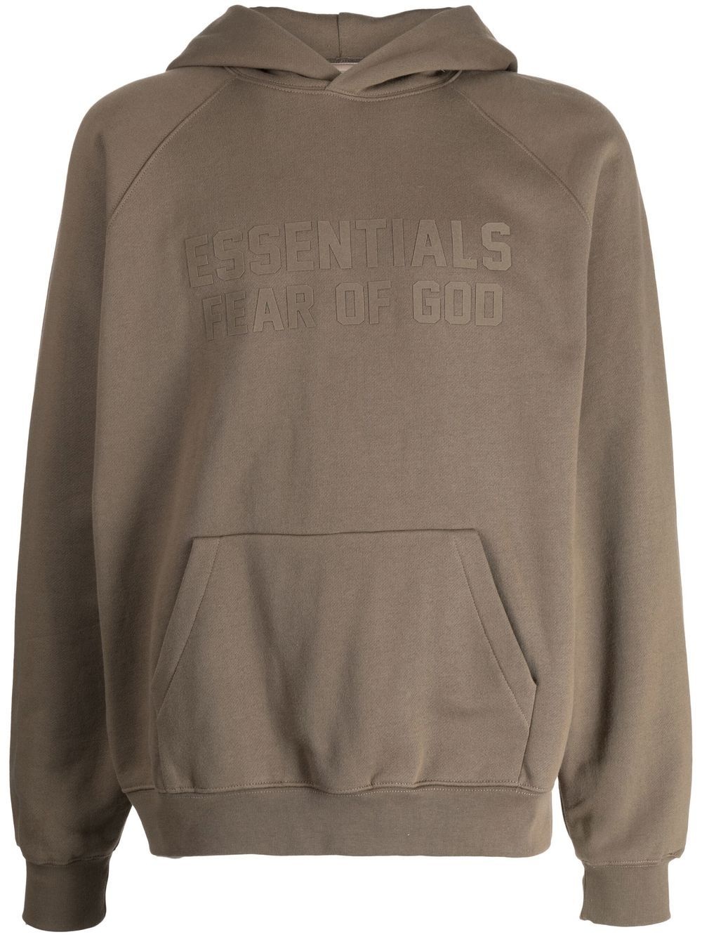 logo-print hoodie - 1