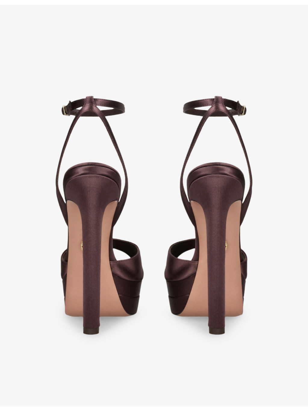 Divine 130 Satin Heeled Sandals - 4