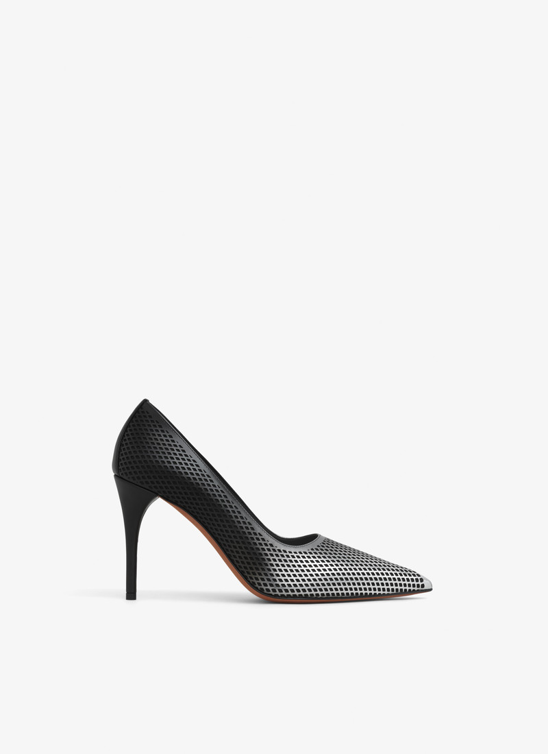 MESH PUMPS IN DÉGRADÉ MESH CALFSKIN - 1