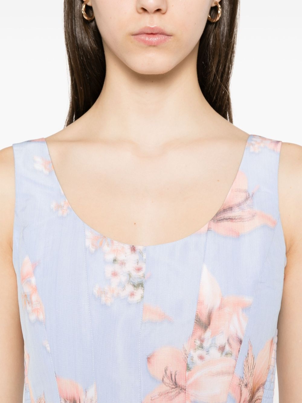 floral-pint top - 5