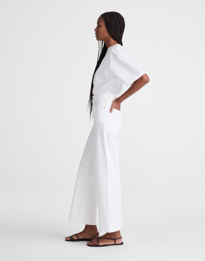 The Wide-Leg Crop Jean in Super Stretch Denim 4