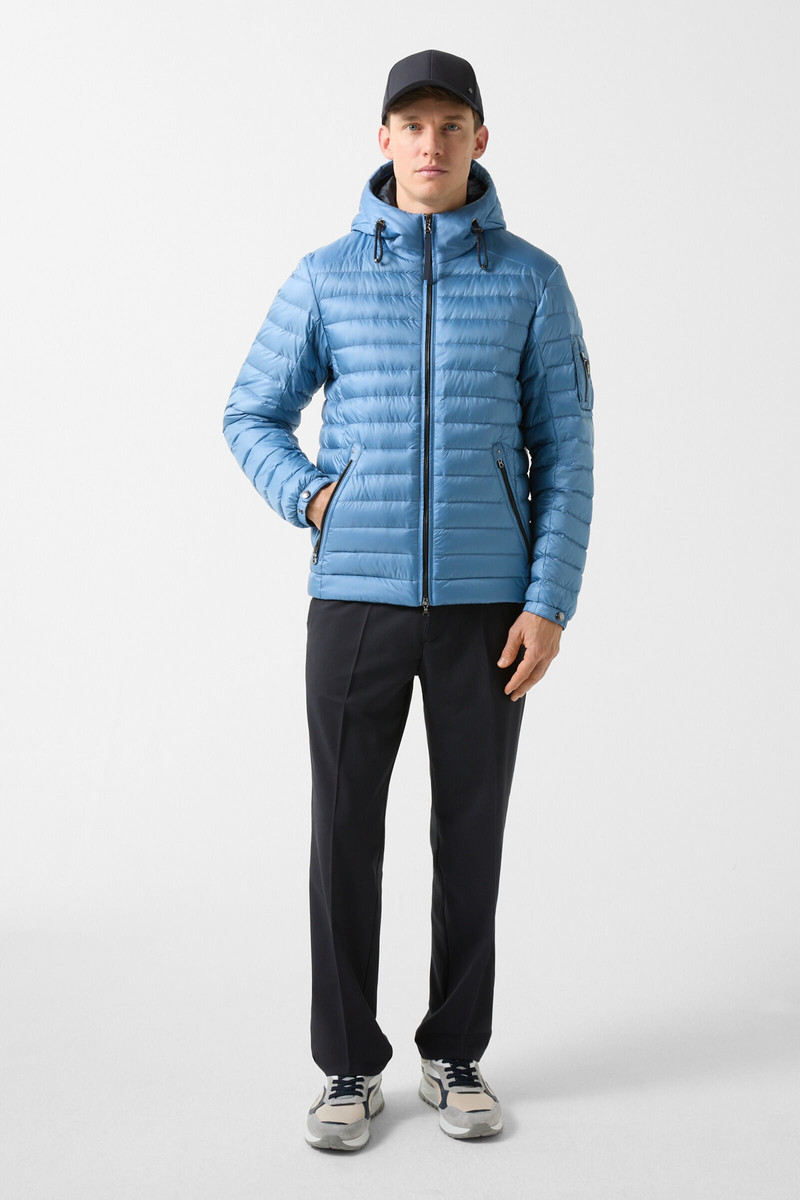 BOGNER Loke lightweight down jacket in Light blue outlook