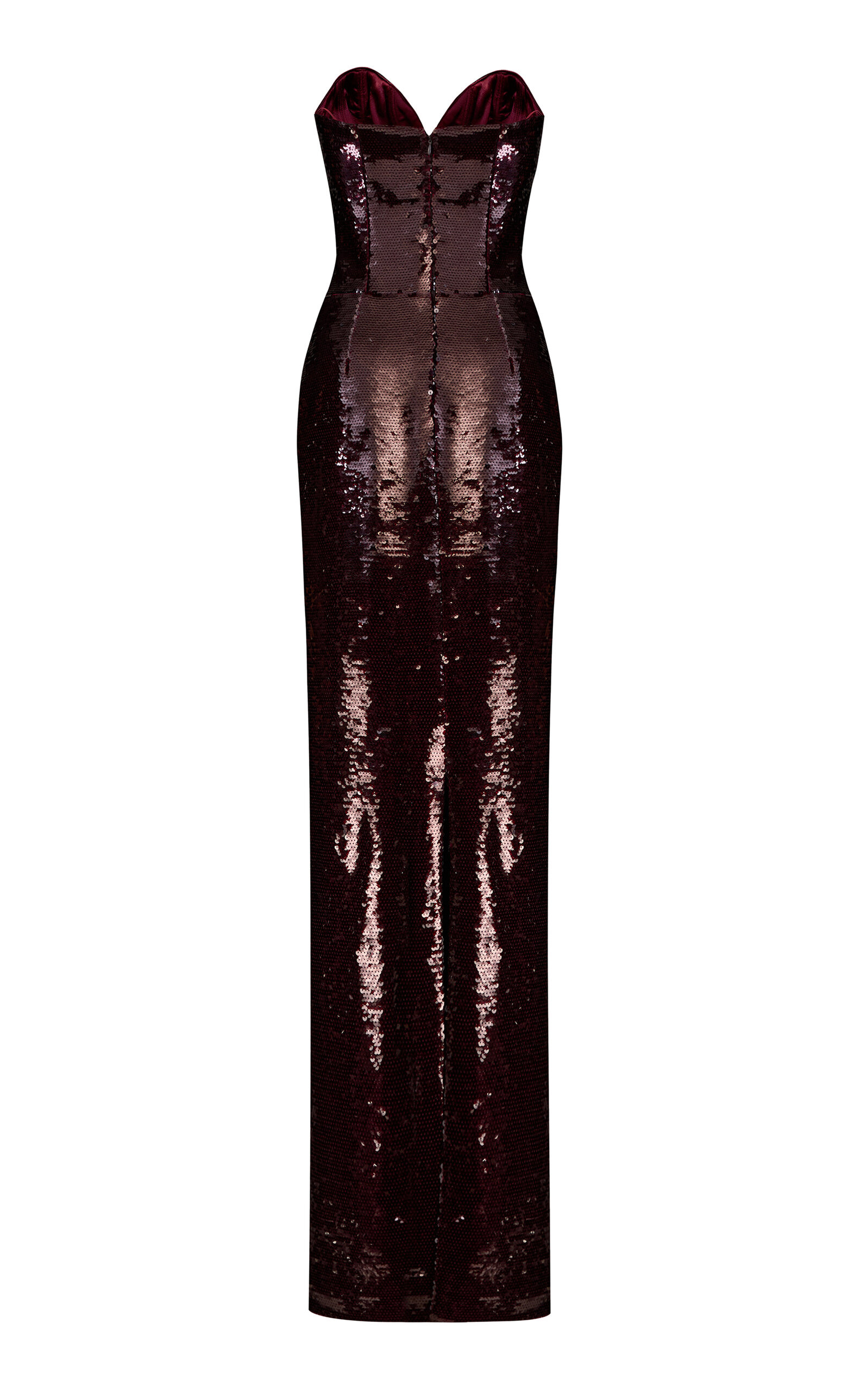 Azzurra Strapless Gown burgundy - 5