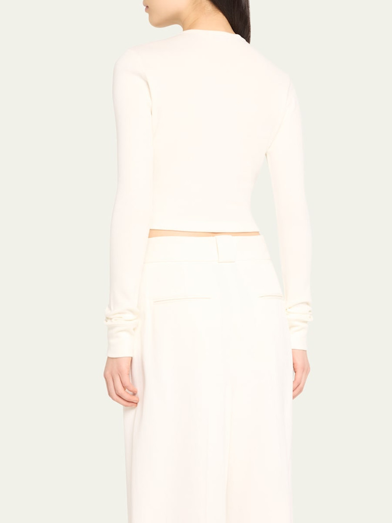 WARDROBE.NYC Crop Long Sleeve Tee outlook