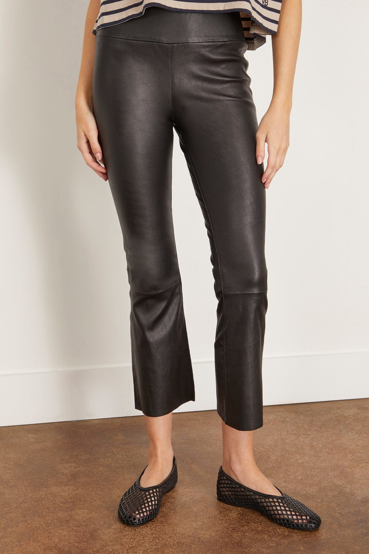 Crop Flare in Black - 3