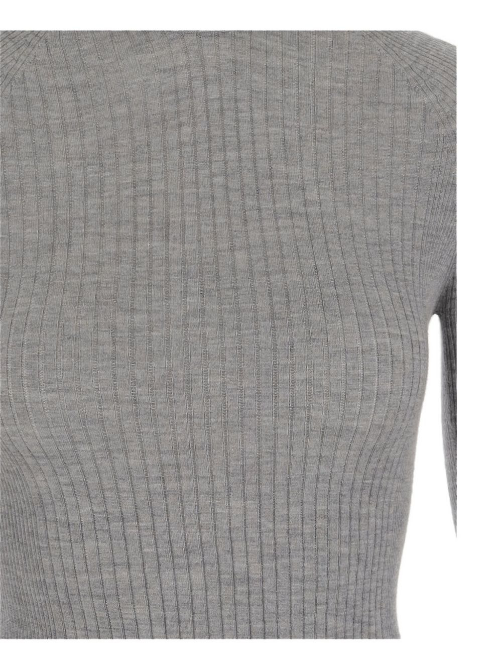 ribbed turtleneck sweater - 3