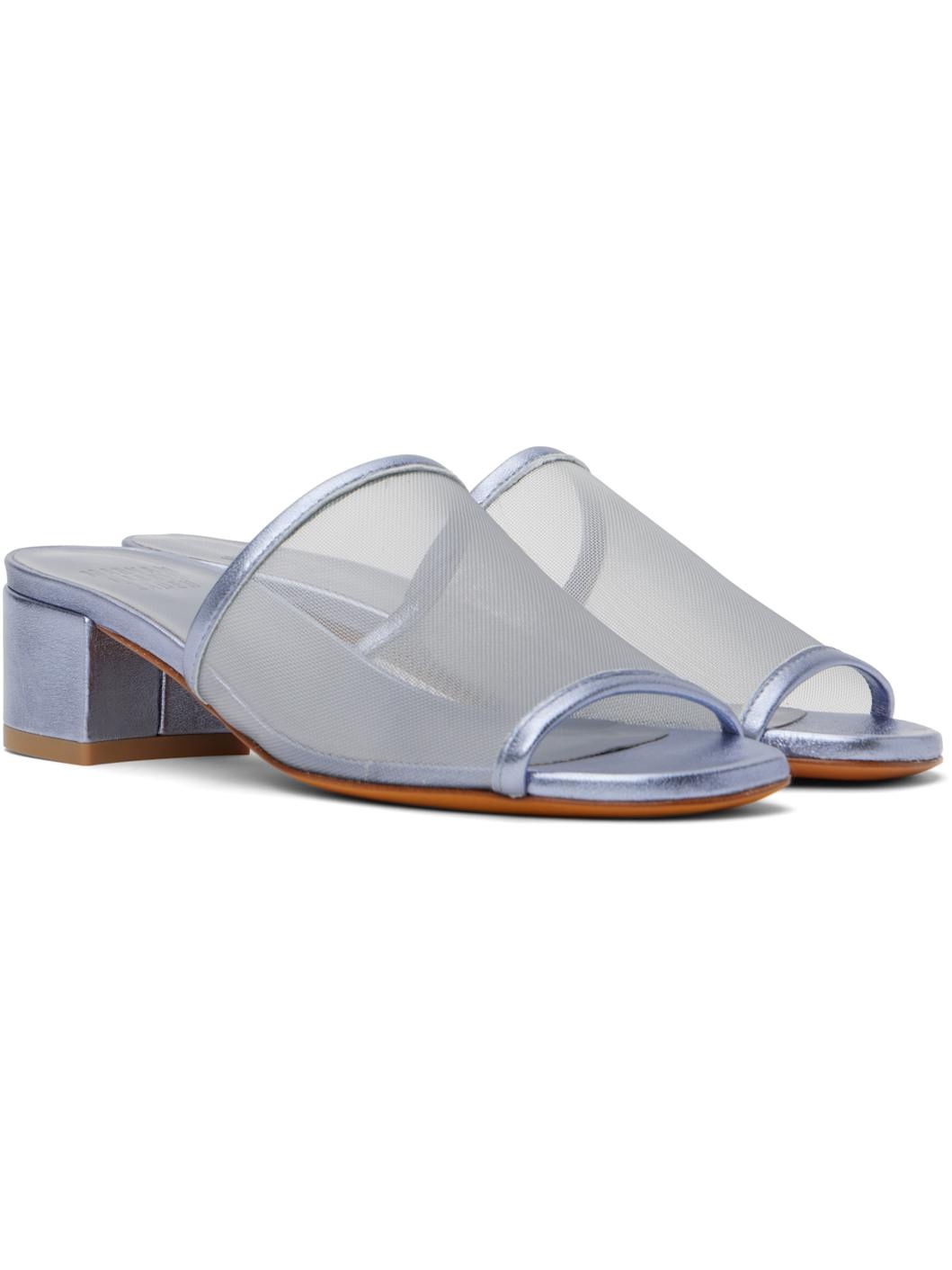 Blue Sophie Heeled Sandals - 4