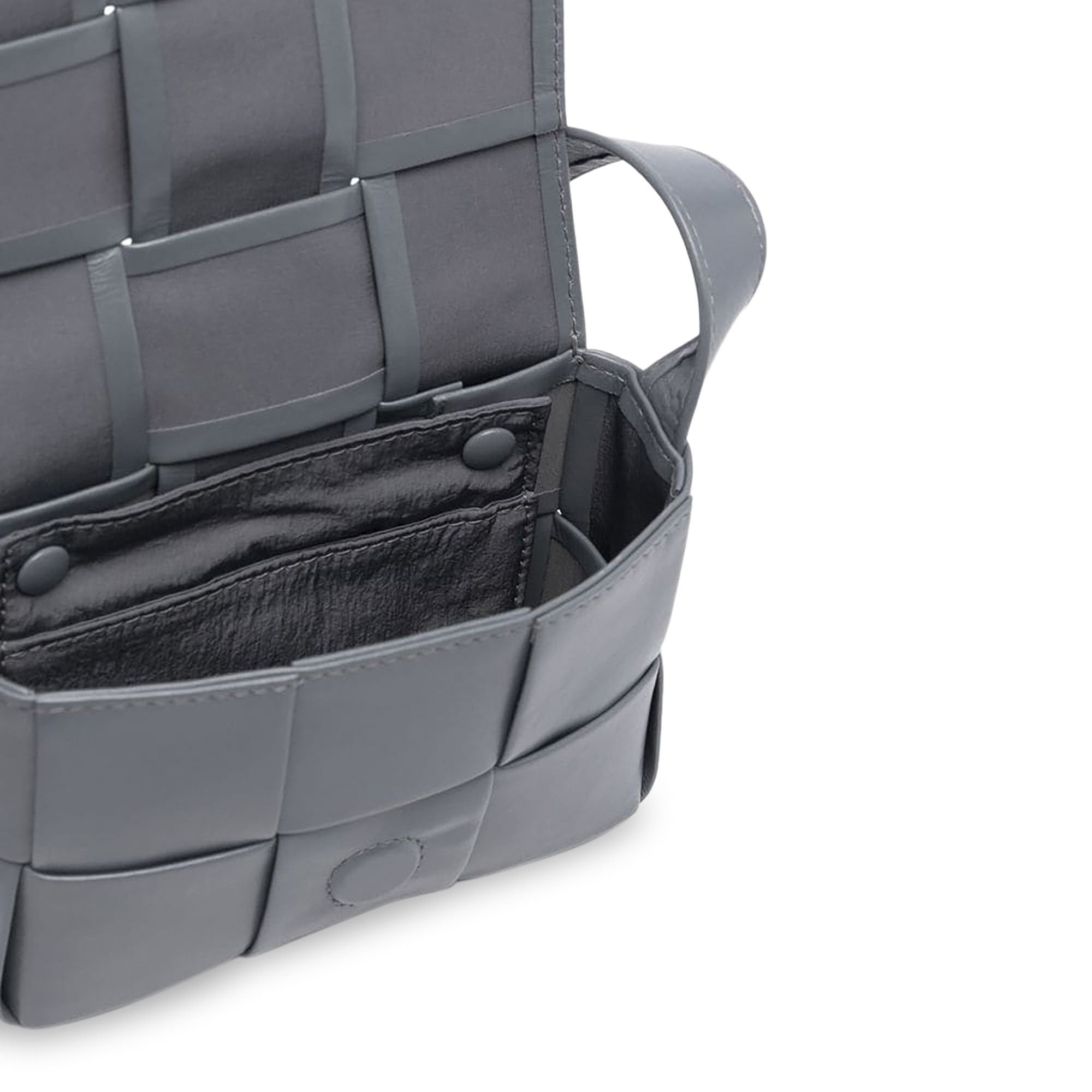 Bottega Veneta Mini Cassette Bag 'Thunder/Silver' - 2