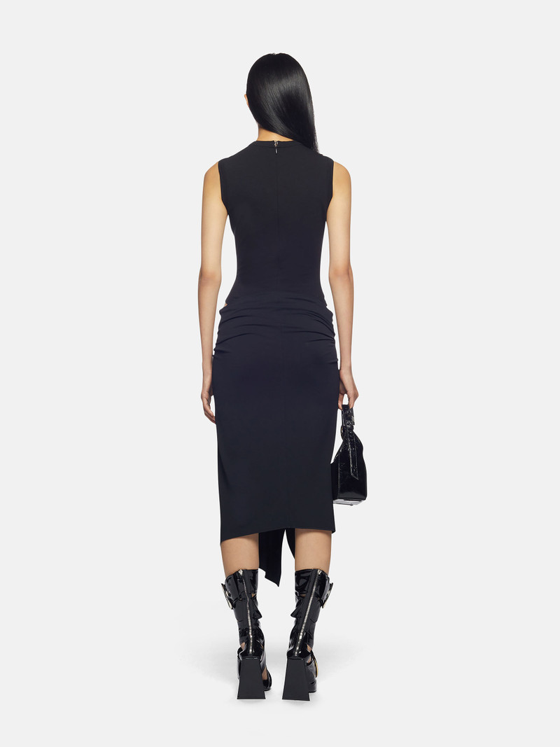 "MIRNA" BLACK MIDI DRESS 3