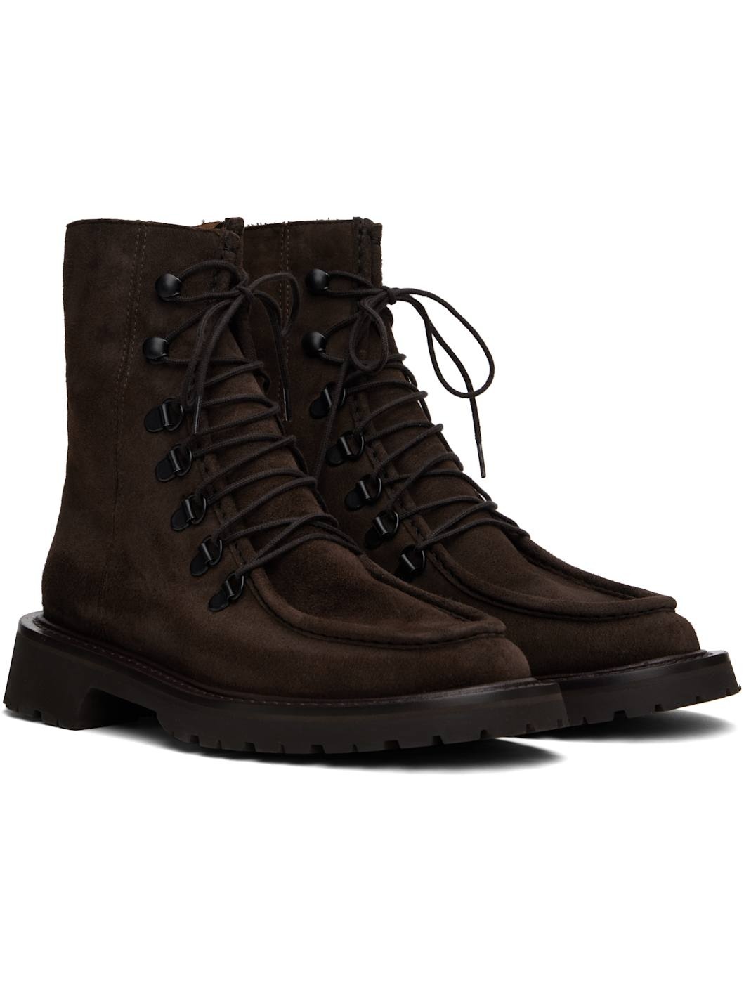 Brown College Boots - 4