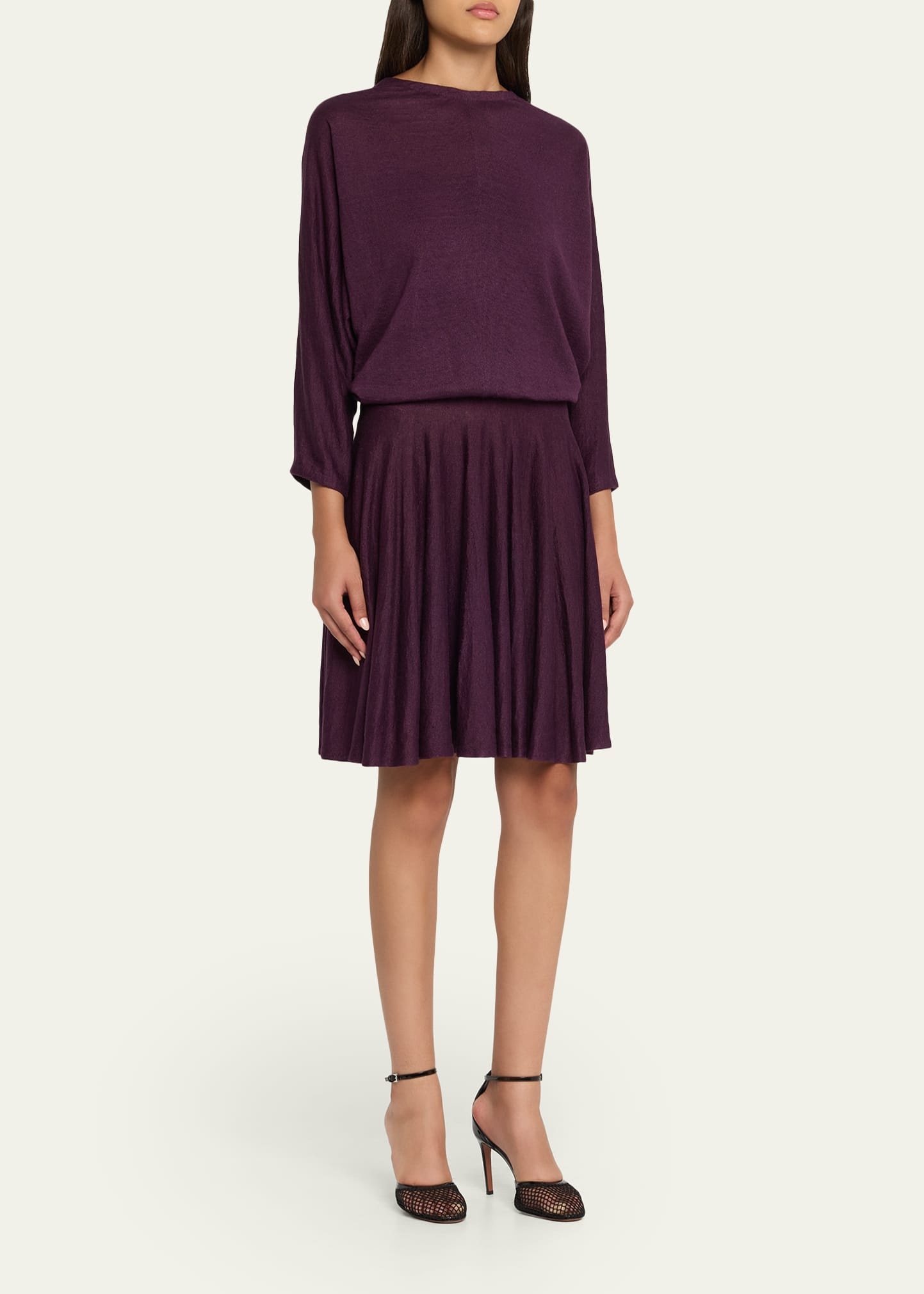 Fine Gauge Linen Skater Dress - 4