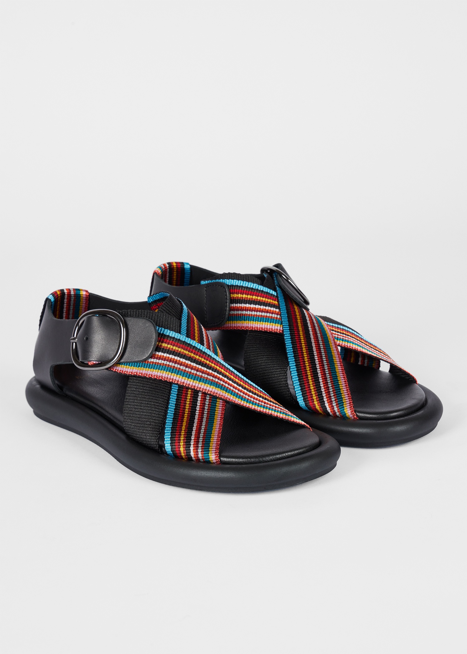 Women's 'Signature Stripe' 'Citrus' Sandals - 2