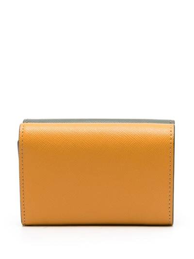 Marni colour-block tri-fold wallet outlook