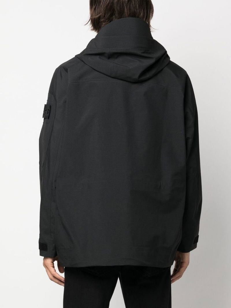 logo-patch sleeve detail jacket 4