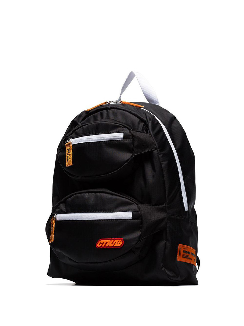 Double front zip backpack 4