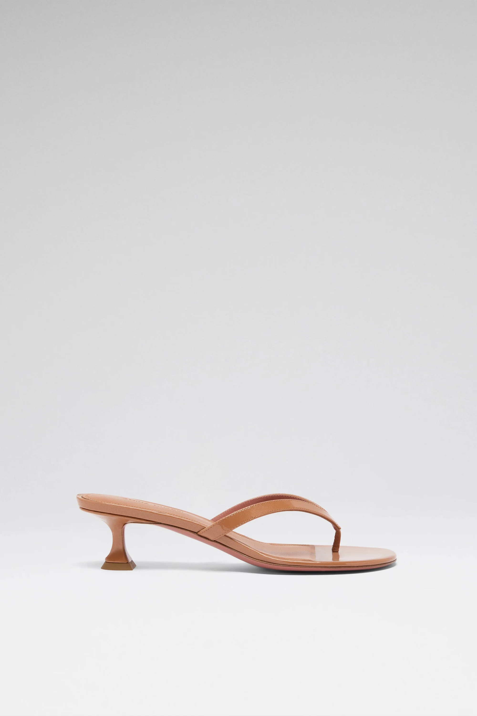 JULIETTE THONG SLIPPER 45 PEARLY LATTE PATENT - 1