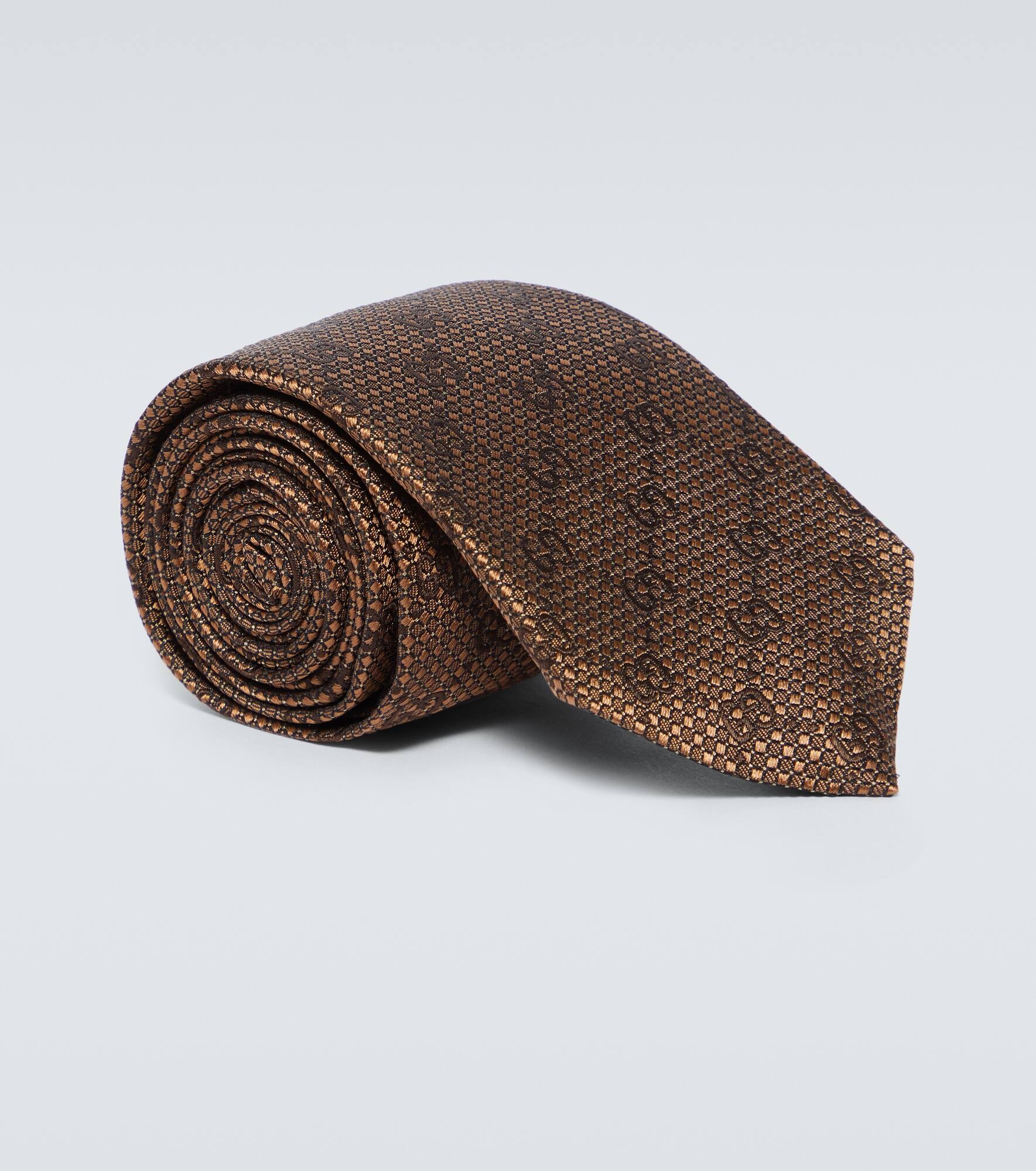 GG silk jacquard tie - 1